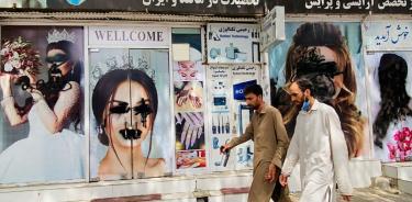 Salón de belleza en Kabul profanado por los fundamentalistas