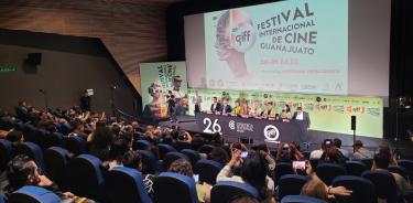Imagen de la conferencia realizada en la Cineteca Nacional.