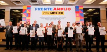 Aspirantes a la candidatura presidencial del Frente Amplio por México