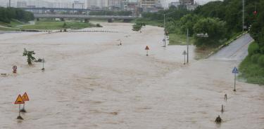 Las lluvias monzónicas golpean a Corea del Sur en los últimos días