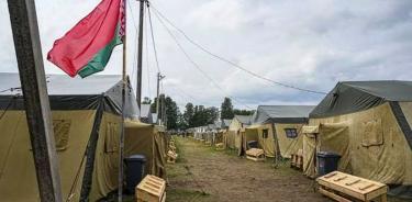 Campamento en Bielorrusia para albergar a milicianos de Wagner