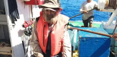 Timothy Lyndsay Shaddock de 54 años fue hallado a la deriva en el océano Pacífico por un buque mexicano