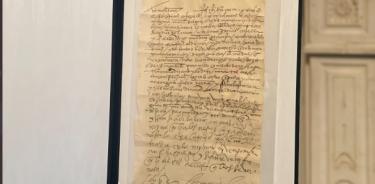 El documento firmado por Hernán Cortés.