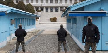 El Área de Seguridad Conjunta en la frontera entre las dos Coreas