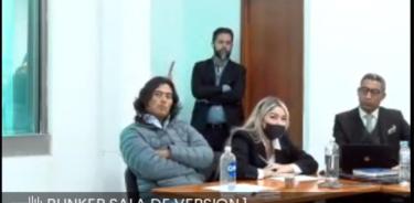 Captura de pantalla de un momento de la audiencia pública de imputación de cargos a Nicolás Petro