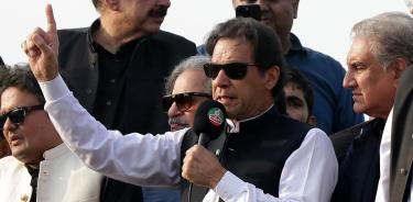 El ex primer ministro Imran Khan, líder de la principal formación opositora Pakistan Tehreek-e-Insaf (PTI)