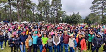 El alcalde Luis Gerardo Quijano reconoció la labor de los Combatientes Forestales contrerenses.
