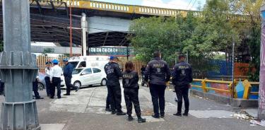 Encuentran bolsas con restos humanos debajo de puente en la alcaldía Cuauhtémoc