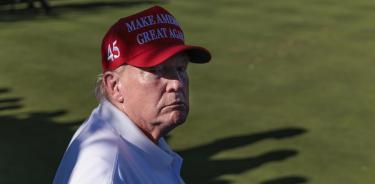Donald Trump en su campo de golf en Bedminster, Nueva Jersey
