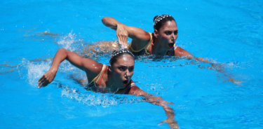 La nadadora artística Nuria Diosdado agradeció el apoyo en nombre de los atletas