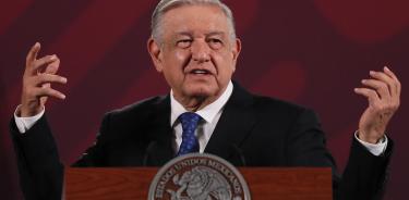 Andrés Manuel López Obrador en rueda de prensa