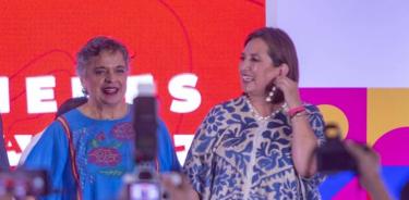 Beatriz Paredes y Xóchitl Gálvez