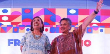 Xóchitl Gálvez, y Beatriz Paredes, aspirantes a candidata presidencial por el Frente Amplio Por México