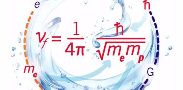 La imagen muestra cómo las constantes fundamentales de la naturaleza establecen el límite inferior fundamental para la viscosidad del líquido.