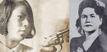 La nota roja del siglo pasado solía ilustrarse con la foto del criminal empuñando las armas usadas para cometer sus delitos. Miriam Ruiz apareció en los periódicos con la pistola que usó para matar a su patrona.