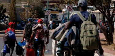 Migrantes en Ciudad Juárez, Chihuahua (Foto de Archivo)