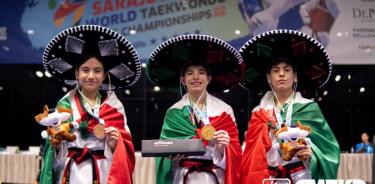 Guillermo Cortés, Linda Rodríguez y Kenai Hernández lucen sus medallas