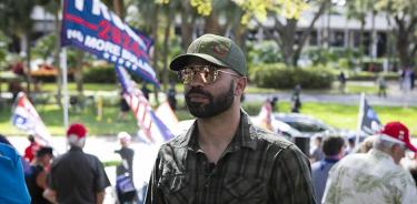 Enrique Tarrio, líder de los Proud Boys, considerado brazo armado del movimiento de apoyo a Trump