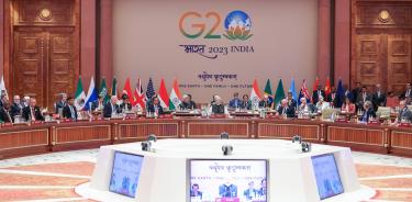 Los líderes del G20 en la Cumbre en Nueva Delhi