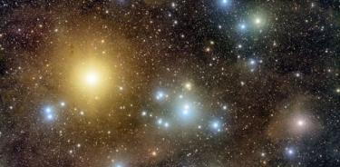 Imagen del cúmulo estelar de Hyades.
