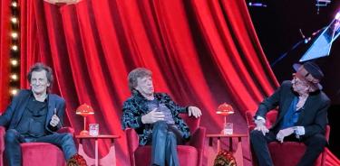 Ronnie Wood, Mick Jagger y Keith Richards en la presentación de ‘Hackney Diamonds’