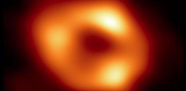 Imagen del agujero negro central de la Vía Láctea.