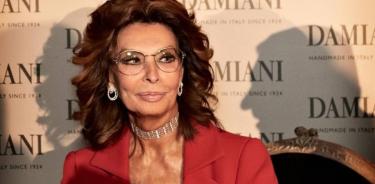 La actriz Sophia Loren.