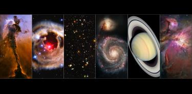 El telescopio Hubble ha tomado más de un millón de imágenes instantáneas que documentan un segmento del Universo.