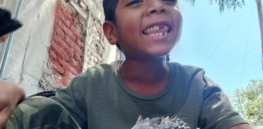 Atuán, migrante venezolano de 7 años