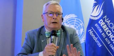 El relator especial de la ONU sobre Derechos Humanos en el Contexto del Cambio Climático, Ian Fry