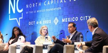 Mauricio Vila Dosal, gobernador de Yucatán en el Foro Capital Norte (North Capital Forum), organizado por la Fundación Estados Unidos