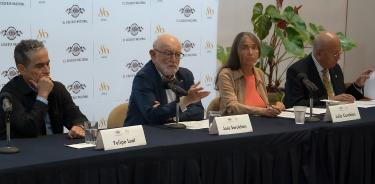 Felipe Leal, José Sarukhán, Julia Carabias y Vicente Quirarte presentaron el programa de actividades por los 80 años del Colnal.
