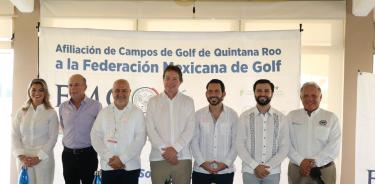 Fernando Lemmen Meyer, presidente de la Federación Mexicana de Golf.

Fernando Lemmen Meyer, presidente de la Federación Mexicana de Golf.