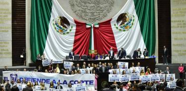 Protestan en contra de la desaparición de fideicomisos al Poder Judicial de la Federación