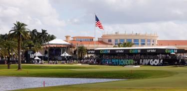 The Trump National Doral Golf Club en Miami es sede esta semana del final de temporada LIV Golf