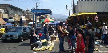 Calle en el Centro Histórico de Xochimilco