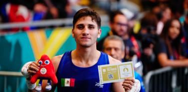 Alonso Verde, primer finalista mexicano en boxeo en Santiago 2023