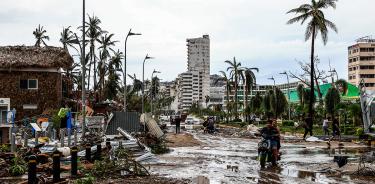 El huracán Otis tocó tierra en Acapulco como categoría 5