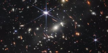 Galaxias distantes captadas por el telescopio Webb.
