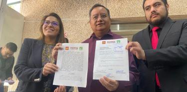 Morena, PT y PVEM se registran como coalición para competir por la jefatura de Gobierno
