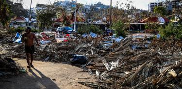 Devastación tras el paso del huracán Otis en Guerrero