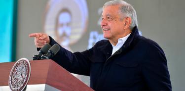 López Obrador en conferencia matutina (Foto de Archivo)