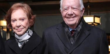 Rosalynn Carter junto al expresidente Jimmy Carter