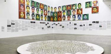 Una vista de la muestra El arte de Ai Weiwei, que se realizó en 2019.