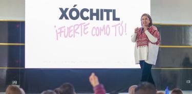Xochitl Gálvez de gira en Chihuahua