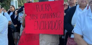 Protesta de trabajadores del hotel Princess en Playa del Carmen