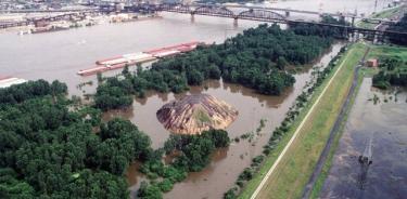 Inundación en Saint Louis, EU-