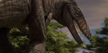 Poposaurus, de un grupo de parientes extintos del cocodrilo conocido como Poposauroida. Este cocodrilo medía unos cuatro metros de largo y convivió con los dinosaurios hace 237 a 201,3 millones de años.