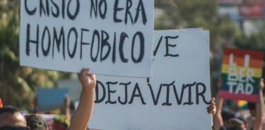 Manifestación en la Ciudad de México contra las terapias de conversión sexua