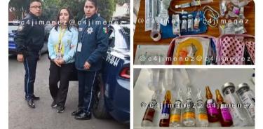 El reportero Carlos Jiménez, publicó una foto en su red social, en donde reporta el intento de sustraer medicamentos controlados propiedad del IMSS